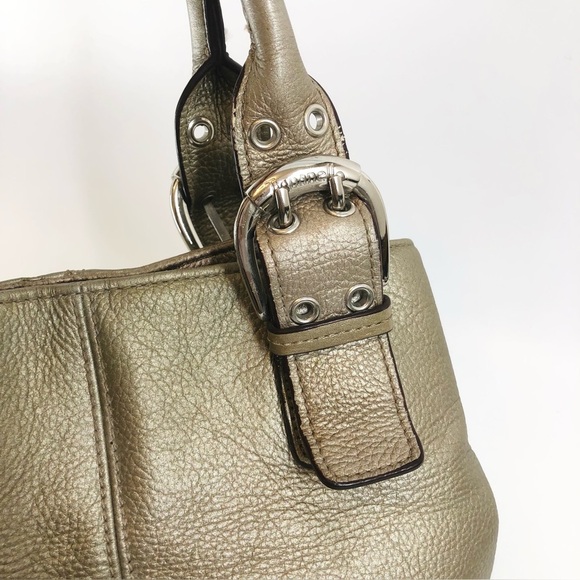 Tignanello Champagne Gold Perfect 10 French Tote - Picture 5 of 13